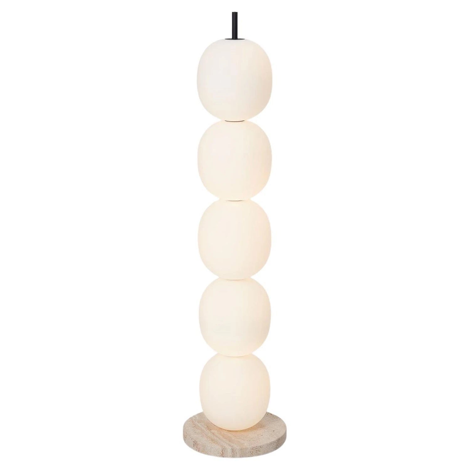 Beaded Floor Lamp and Marble Base - Camilalamps - Beade - 1304 - 1