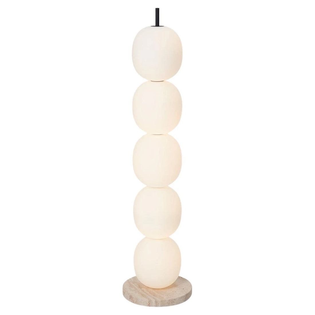 Beaded Floor Lamp and Marble Base - Camilalamps - Beade - 1304 - 1