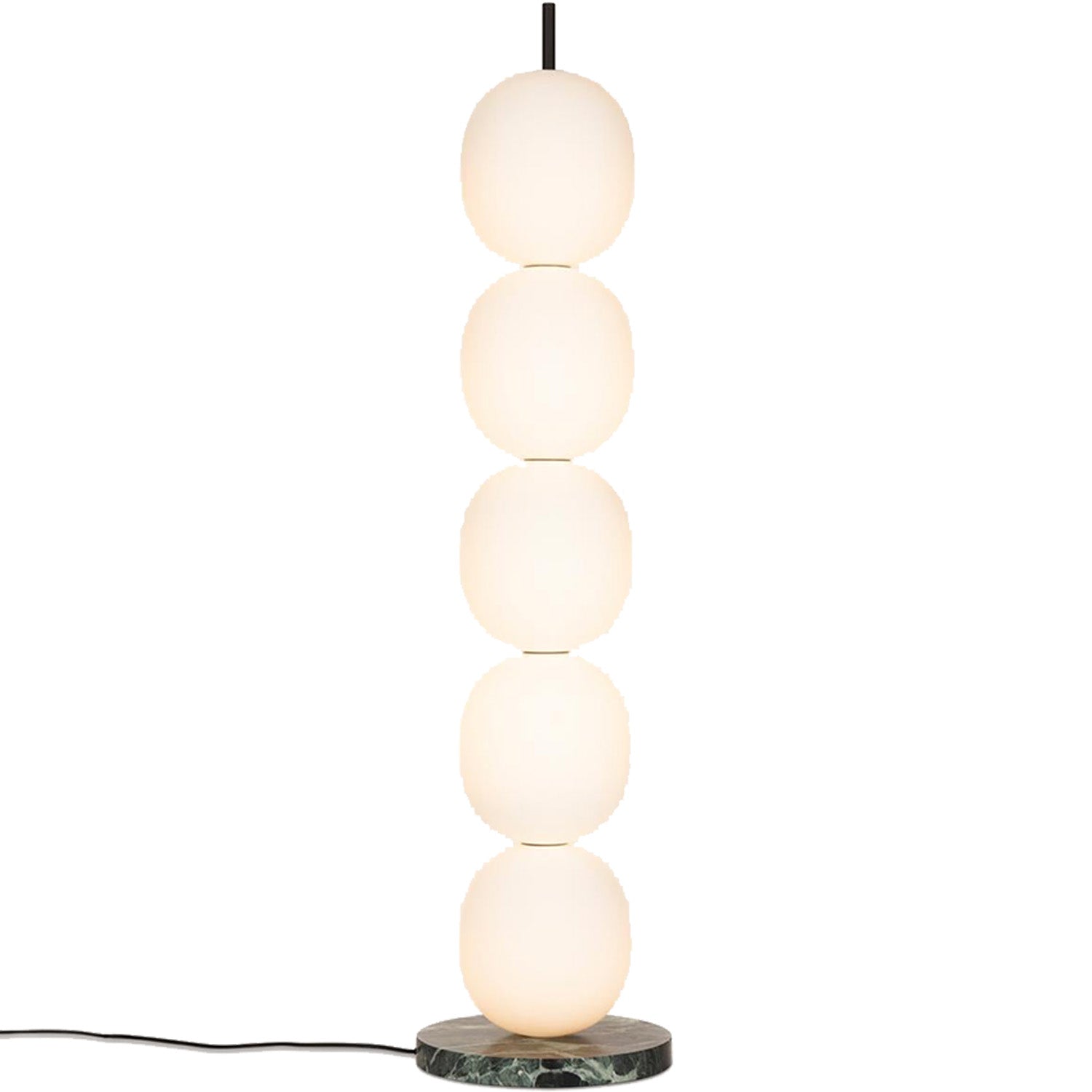 Beaded Floor Lamp and Marble Base - Camilalamps - Beade - 1304 - 1