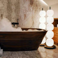 Beaded Floor Lamp and Marble Base - Camilalamps - Beade - 1304 - 1