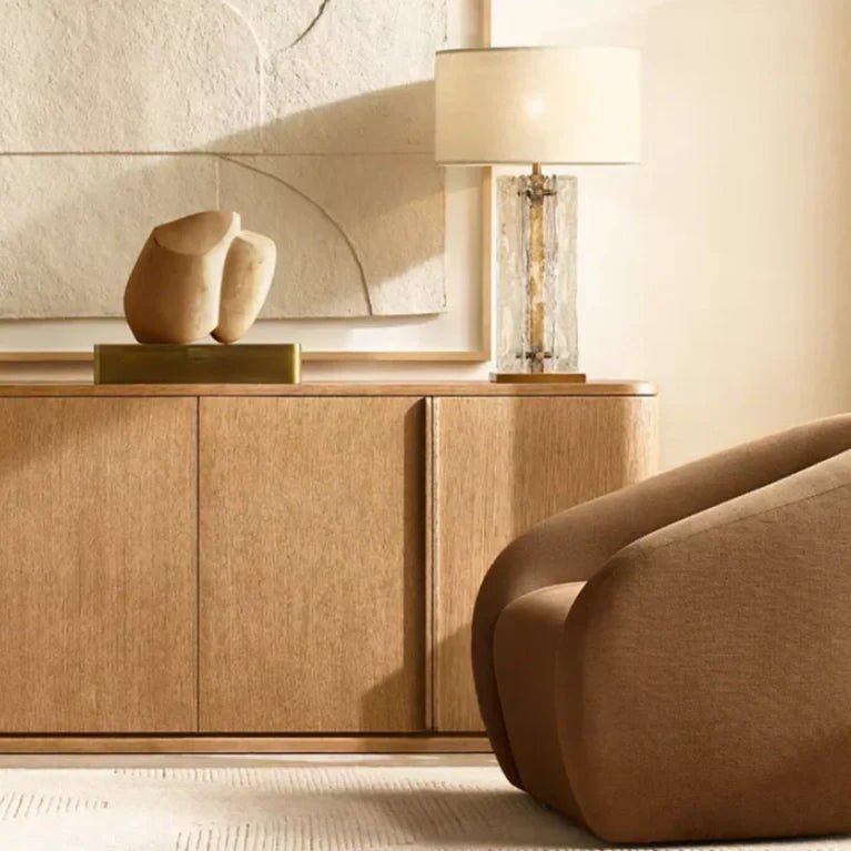 Lattace Clear Glass Table Lamp 30" - Camilalamps - CA-Lattace-TL301