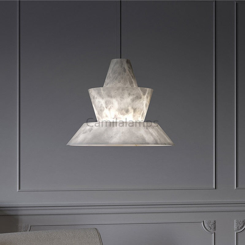 Carol Alabaster Dining Table Pendant Light - Camilalamps - CA - AL2024 - C2401