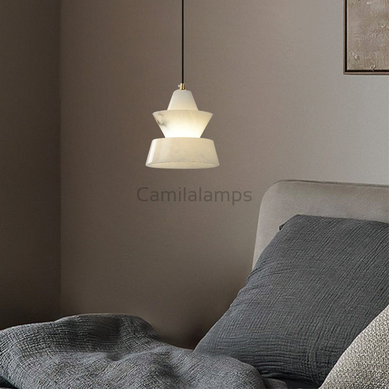 Carol Alabaster Dining Table Pendant Light - Camilalamps - CA - AL2024 - C2402