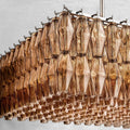 Chiaravalle Glass Rectangular Chandelier 74