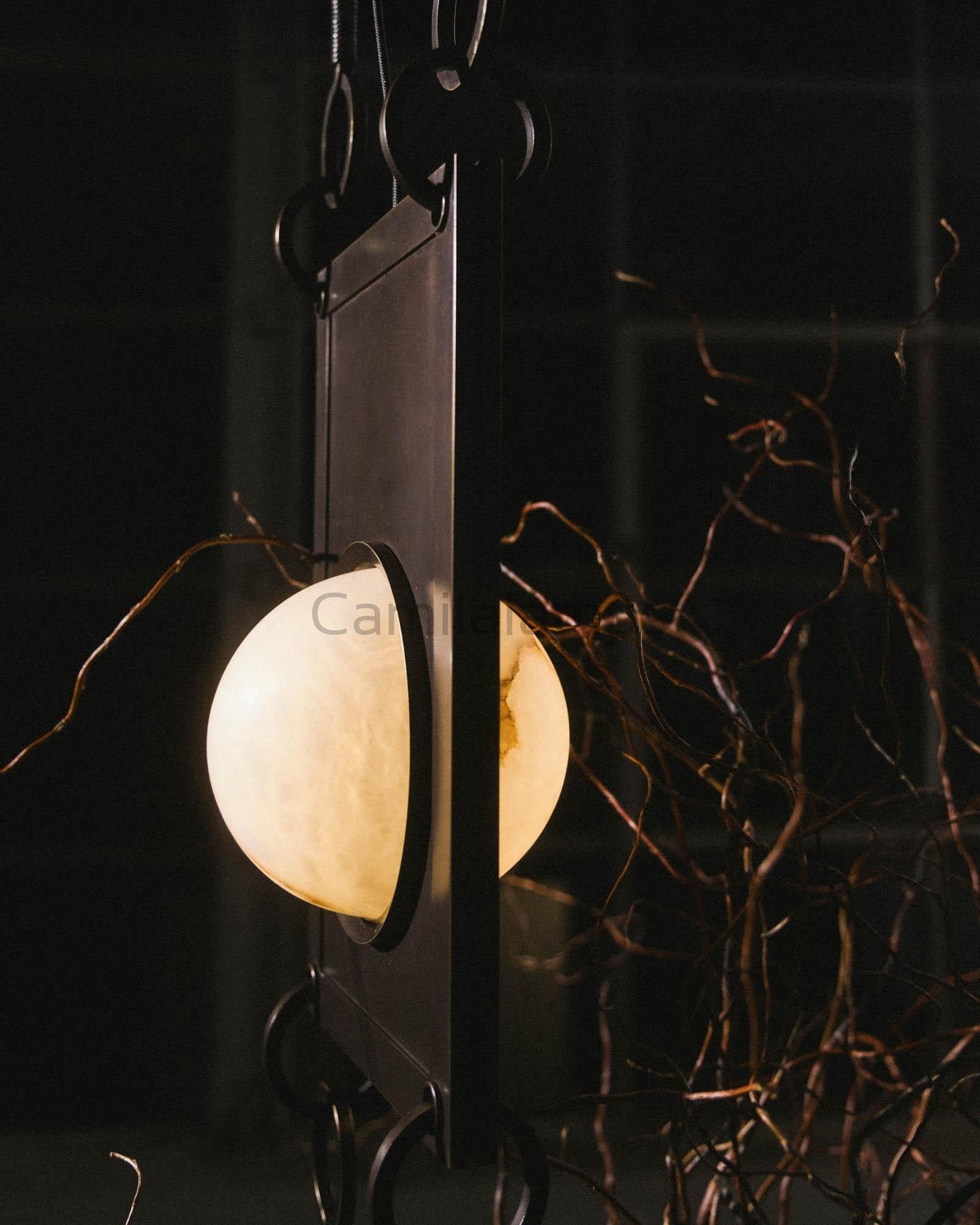 Alabaster Mina Swag Chandelier - Camilalamps - CA - Min - 601