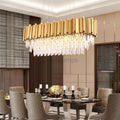 Bourbons Felipe Crystal Oval Chandelier - Camilalamps - BFCOC1 - 11
