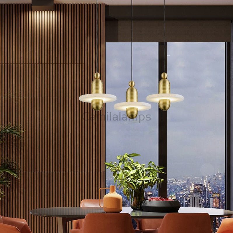 Csilla Alabaster Pendant Light - Camilalamps - CA - AL2024 - C2379