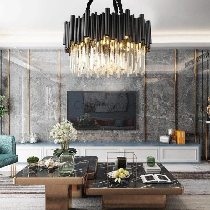 Dolores Classic Round Crystal Chandelier - Camilalamps - ILM0340