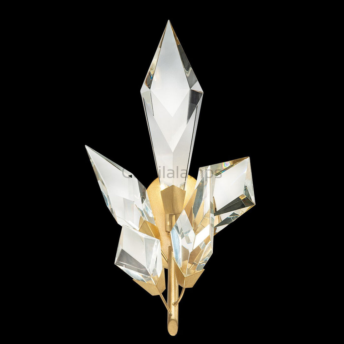 21026W1 18" Crystal Wall Lamp