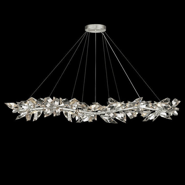 21026R3  71" Round Crystal Chandelier
