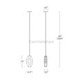 Kevin Modern Faceted Smoke Crystal Pendant Lighting 1 Light Pendant Light Kevinstudiolives   