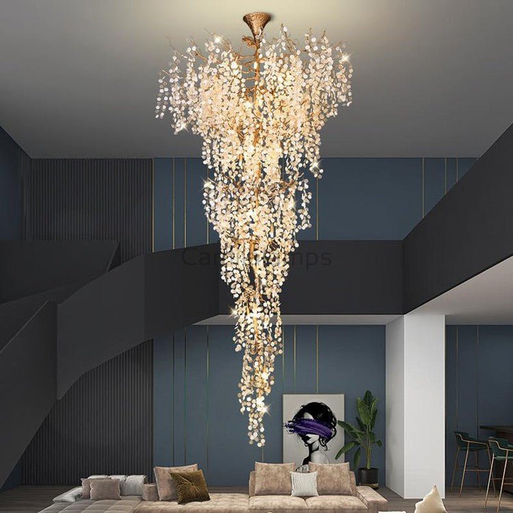 Francesca Petal Detail Grand Chandelier - Camilalamps - CA - A - 717