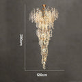 Francesca Petal Detail Grand Chandelier - Camilalamps - CA - A - 718