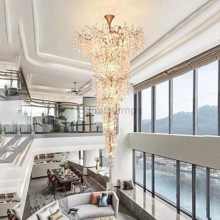 Francesca Petal Detail Grand Chandelier - Camilalamps - CA - A - 717