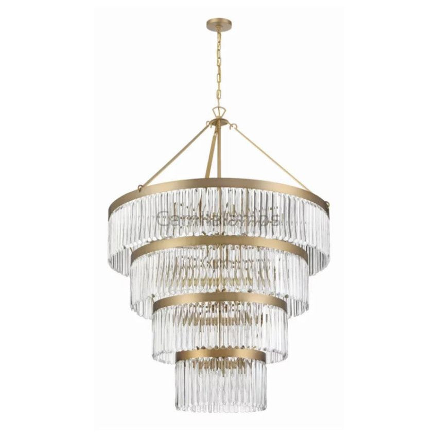 Grant 4-Tier Round Chandelier 40"