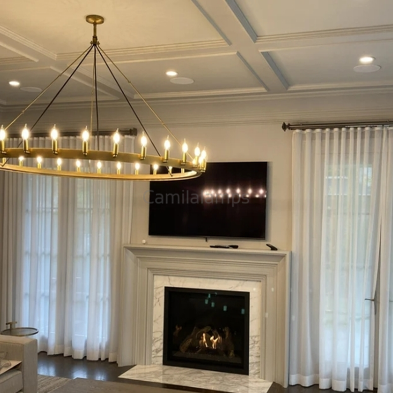Camina Round Living Room Chandelier