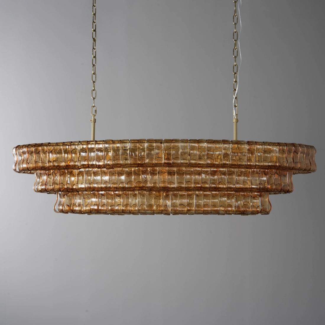 Ghiaccio Oval Chandelier 54"65"