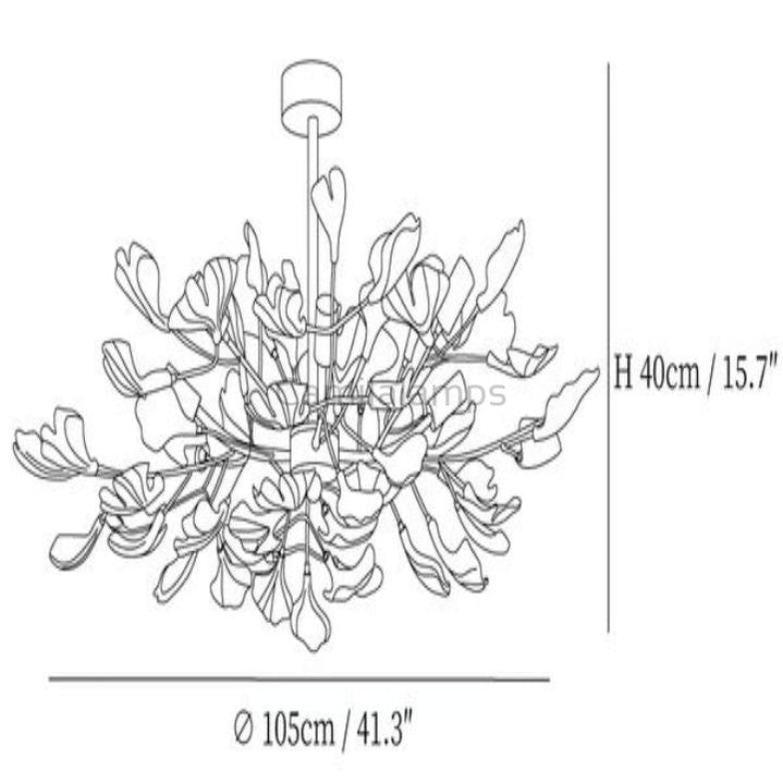 Gingko Luxury Chandelier Style A - thebelacan