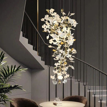 Ginkgo Cascading A Branch Chandelier - Camilalamps - CA - GI2023 - C1413