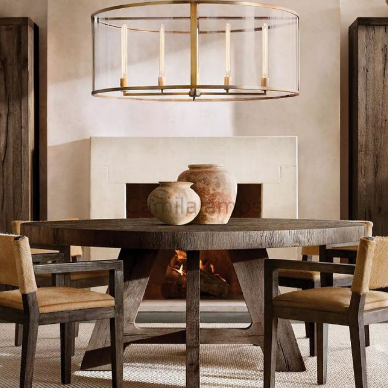 Baker Round Chandelier D33'' 44" 55''