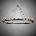 Coviro Vintage Filament Round Chandelier 26