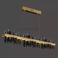 Hill Modern Sculpture Linear Chandelier - thebelacan