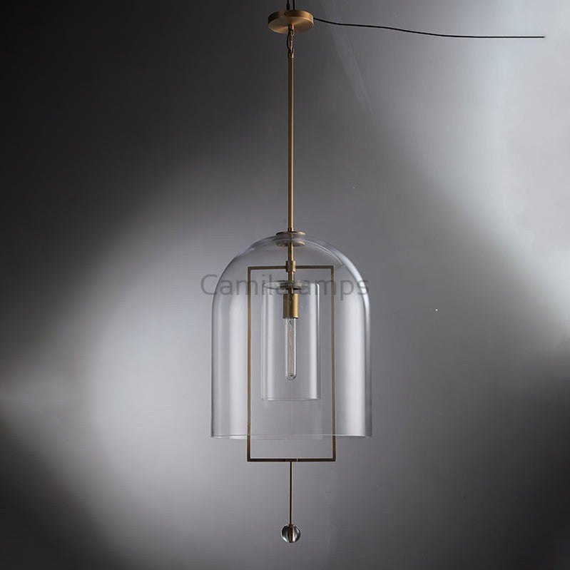 Fulcram Glass Pendant Light 28", 32", Island Pendant Over Kitchen Table