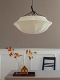 Vintage French Style Cream White Silk Umbrella Chandelier - Camilalamps - CA - CH2563015
