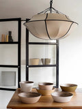 Vintage French Style Cream White Silk Umbrella Chandelier - Camilalamps - CA - CH2563005