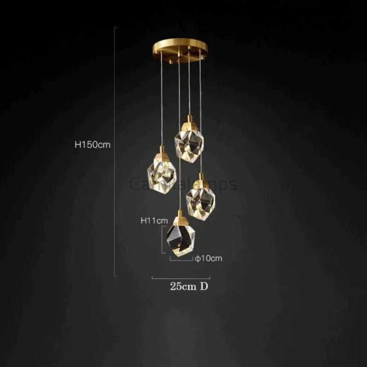 Isaro Faceted Round Pendant For Dining Room - Camilalamps - CA - CPSX0928 - 46