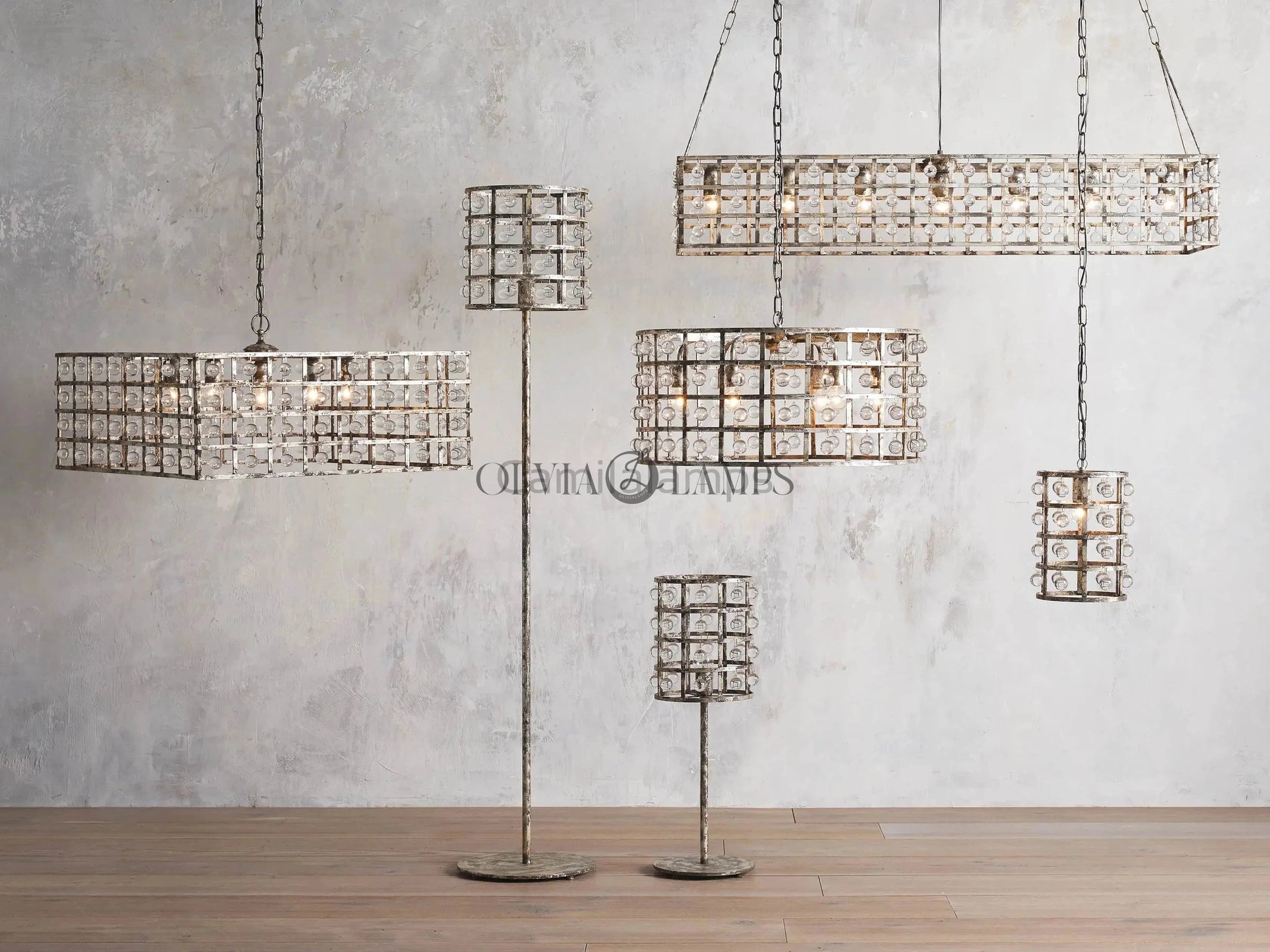 La Cage Round Chandelier - Camilalamps - CA - 636H03