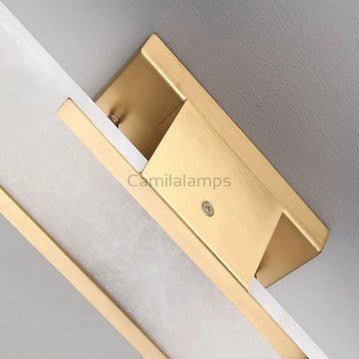 Melang Alabaster Wall Sconce 28”H - Camilalamps - CA - ALA - W - 5