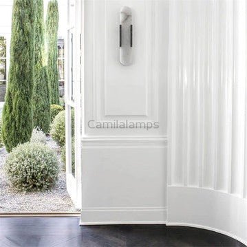 Melang Alabaster Wall Sconce 28”H - Camilalamps - CA - ALA - W - 5