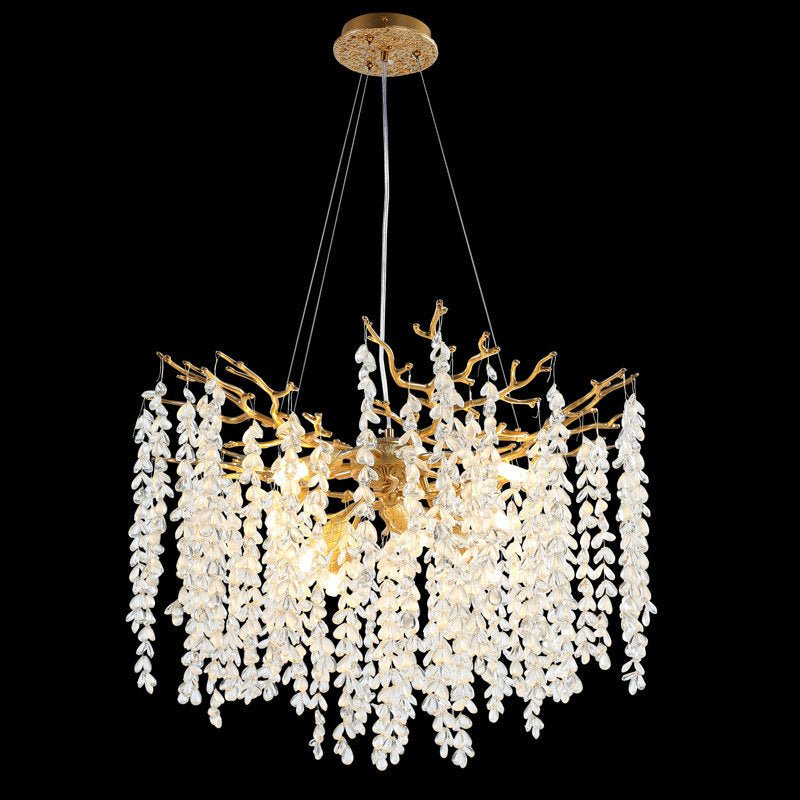 Modern Crystal Tree Branch Chandelier for Living Room - Camilalamps - CA-W111605057-G