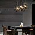 Kevin Rubik's cube Crystal Pendant Light Brass Pendant Light Kevinstudiolives   