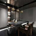 Kevin Rubik's cube Crystal Pendant Light Brass Pendant Light Kevinstudiolives   