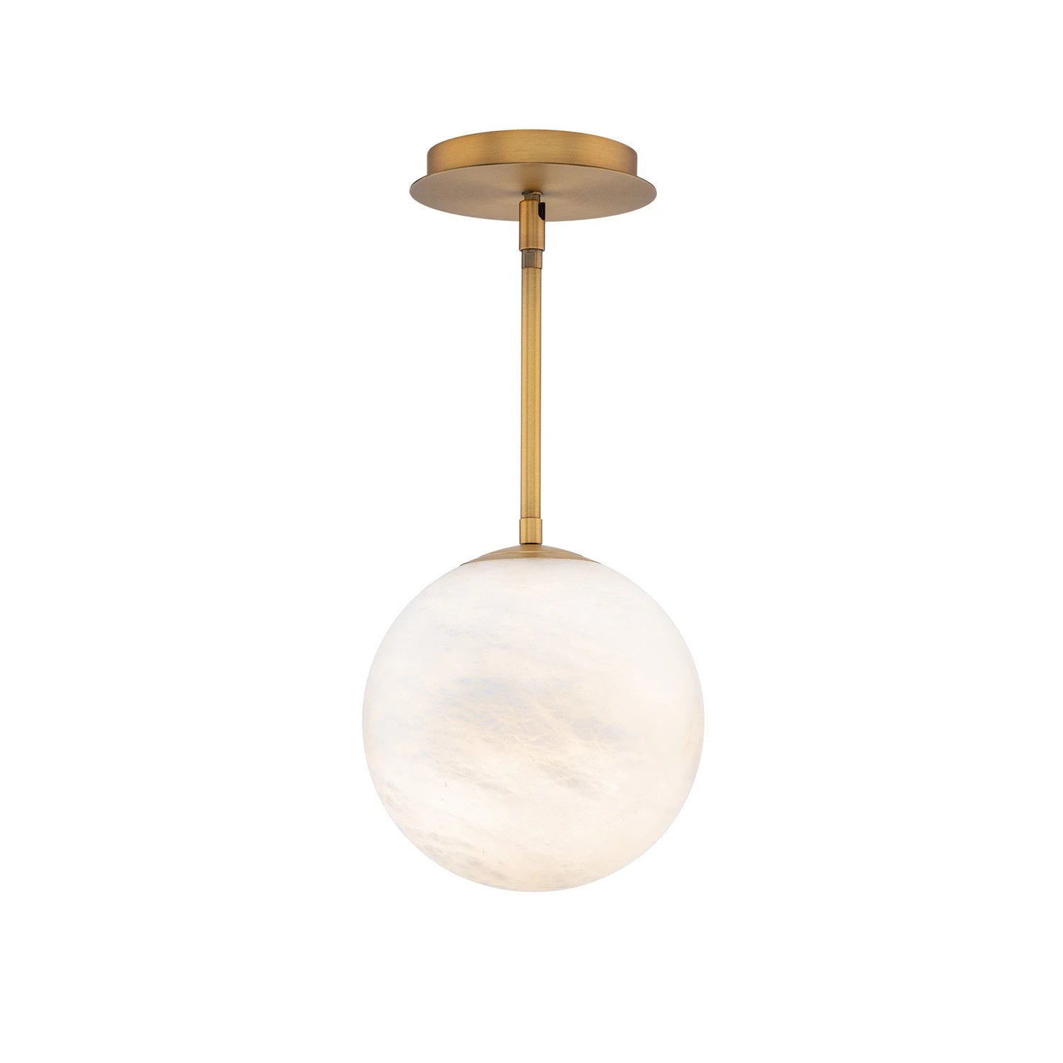 Nami Alabaster Sphere Staircase Chandelier & Multi Pendant Light