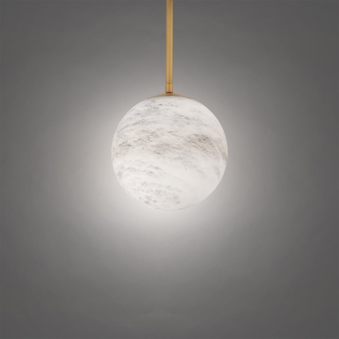 Nami Alabaster Sphere Staircase Chandelier & Multi Pendant Light
