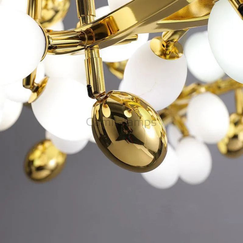 Pretty Grape Circle Branch Chandelier - thebelacan