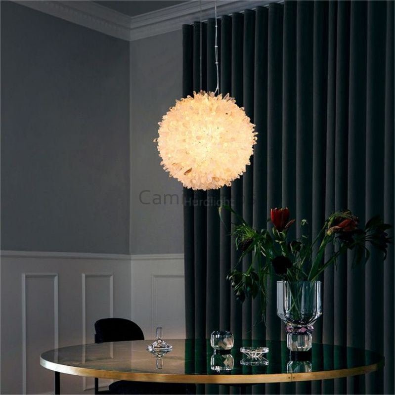 Primary Crystal Cluster Ball Pendant Light - Camilalamps - CA - 58682 - 214