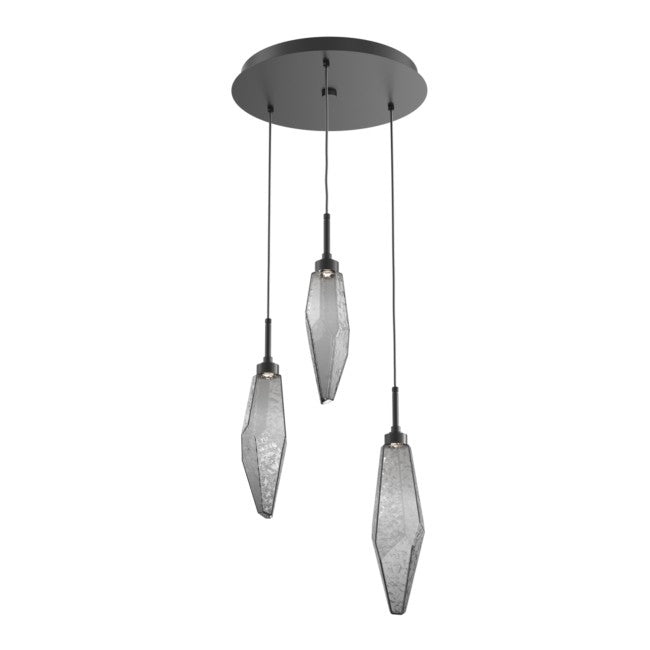 Beveled Rock Crystal Cluster Round Chandelier - Camilalamps - CA - CH256282