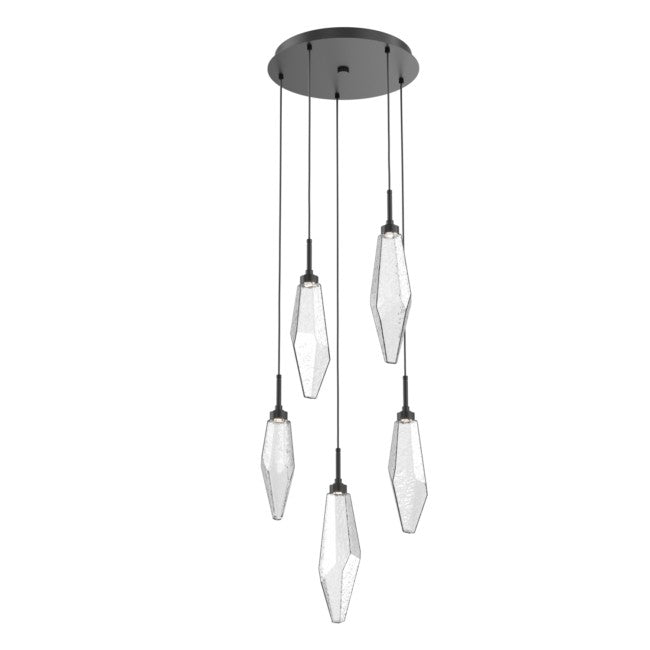 Beveled Rock Crystal Cluster Round Chandelier - Camilalamps - CA - CH256279