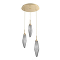 Beveled Rock Crystal Cluster Round Chandelier - Camilalamps - CA - CH256270