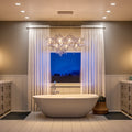 Mirella Trento Clustered Glass Linear Chandelier - Camilalamps - CAARHWS - 2562004
