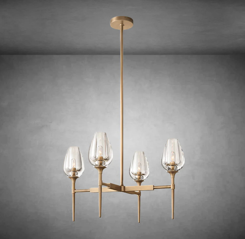Tulipe Round Chandelier 27''42''54''