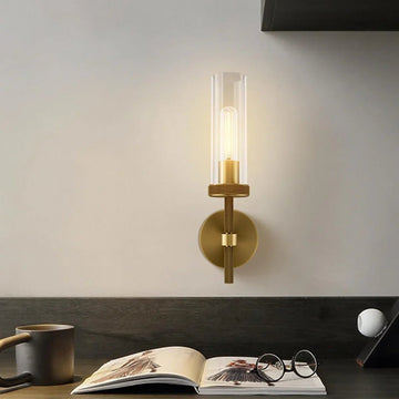 Twining Dimmable Luxury Flush - Mount Wall Sconce Brass - Camilalamps - CA-W110640092-BRS