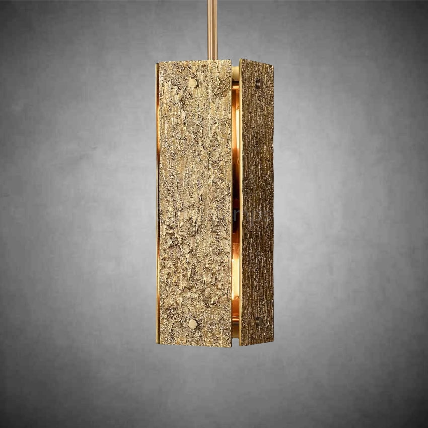 Veuvery Rectangular Pendant 19"