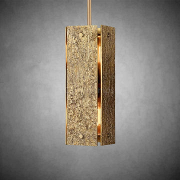 Veuvery Rectangular Pendant 19"