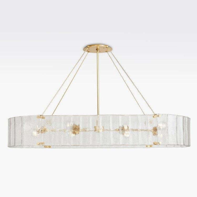 Womter Oval Crystal Chandelier 60" - Camilalamps - CA-WOCC60-01