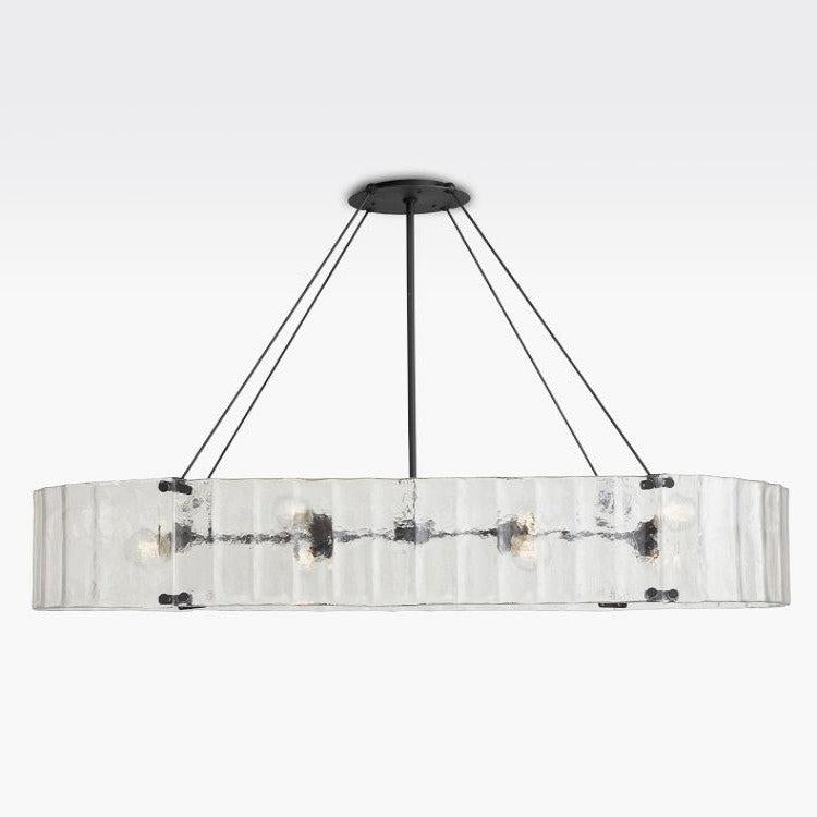 Womter Oval Crystal Chandelier 60" - Camilalamps - CA-WOCC60-05
